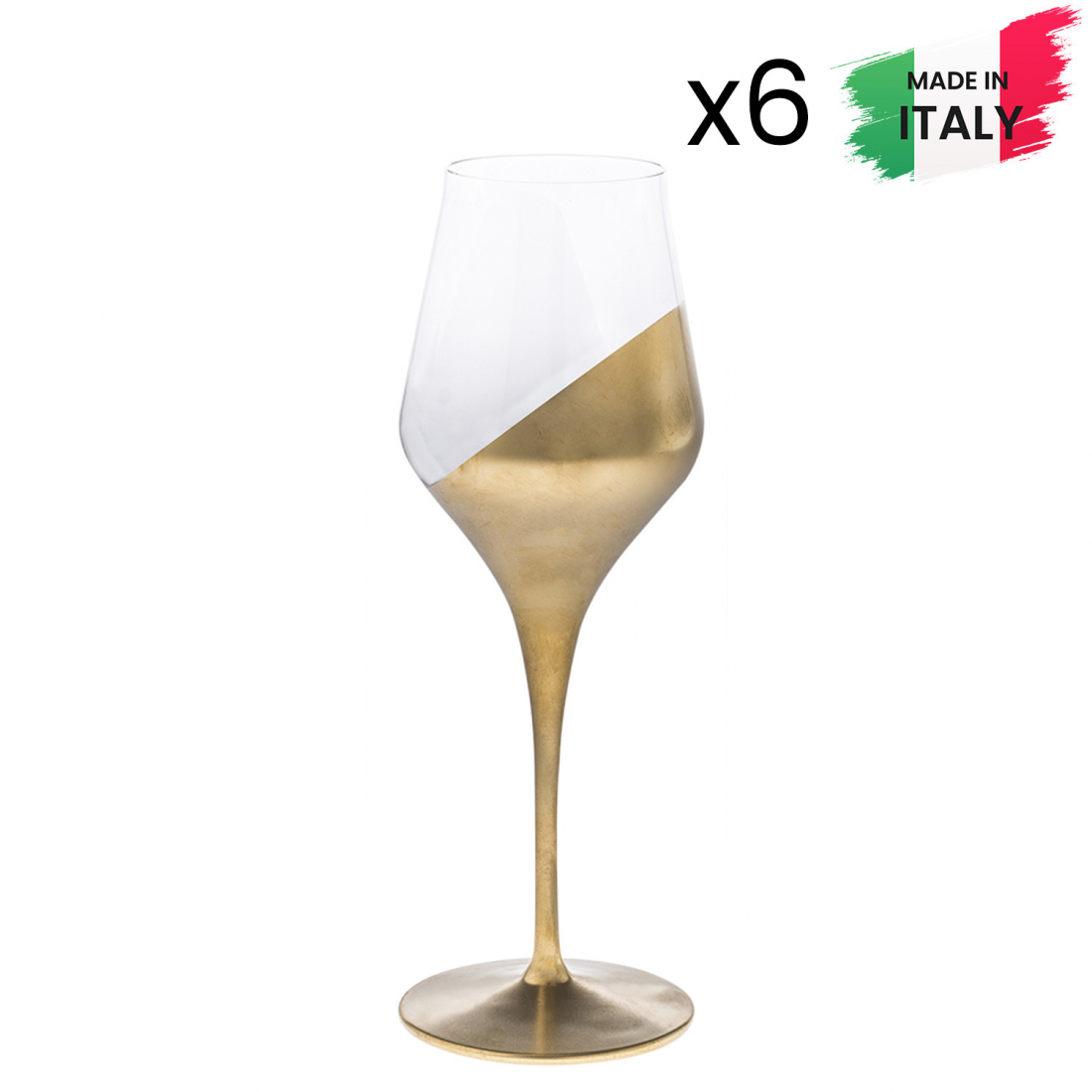 'Alloro' Wine Glass Set - 200 ml, 6 Pieces