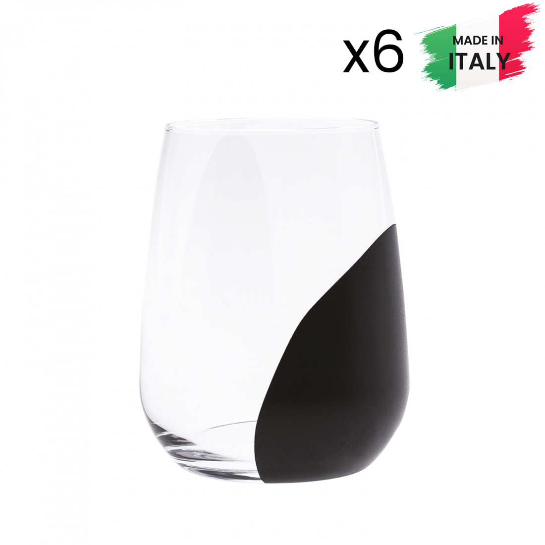 Ensemble de verre à eau 'Alloro Low' - 350 ml, 6 Pièces