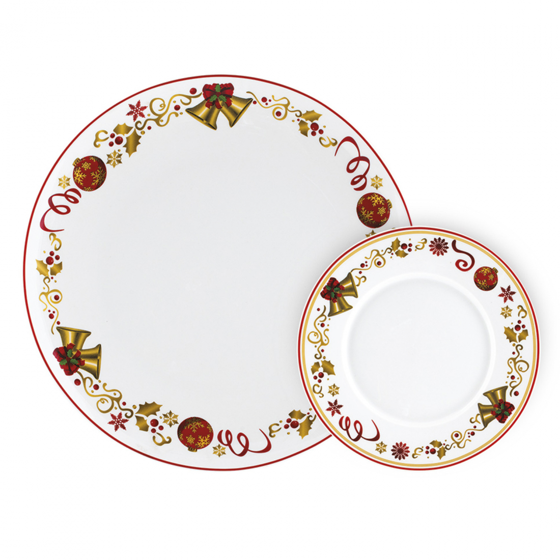 'Golden Bell' Plate Set - 7 Pieces