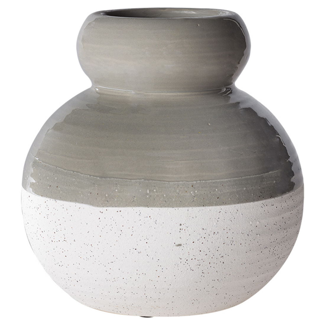 'Itria Ball Large Stone Effect' Vase