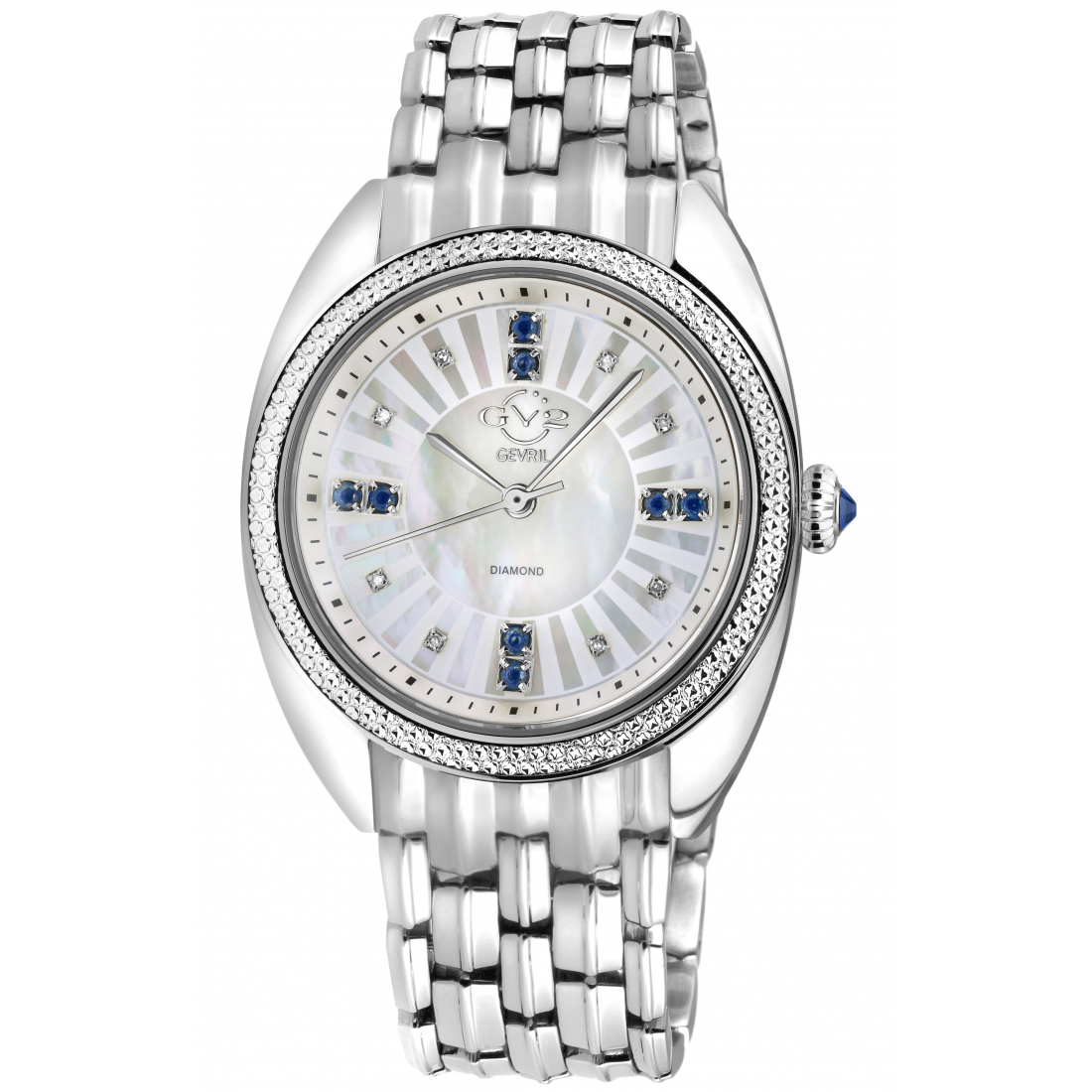 Women's Palermo Diamond, 316L Stainless Steel Case, MOP White Dial Watch