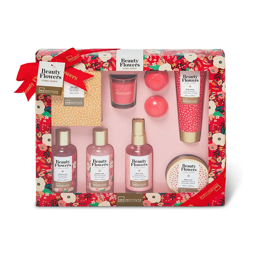 'Scented Flowers' Body Care Set - 9 Pieces