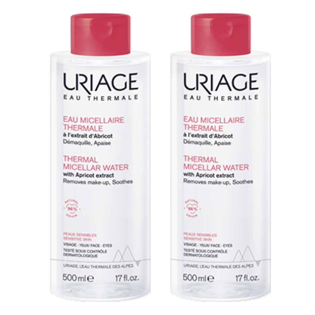 'Thermale' Micellar Water - 500 ml, 2 Pieces