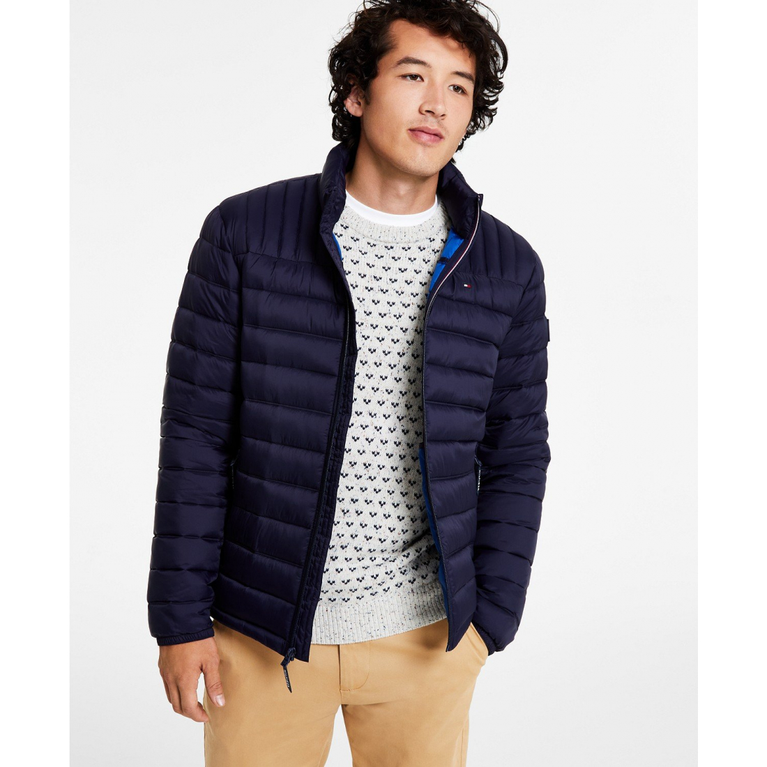 Packable Quilted Puffer Jacket für Herren