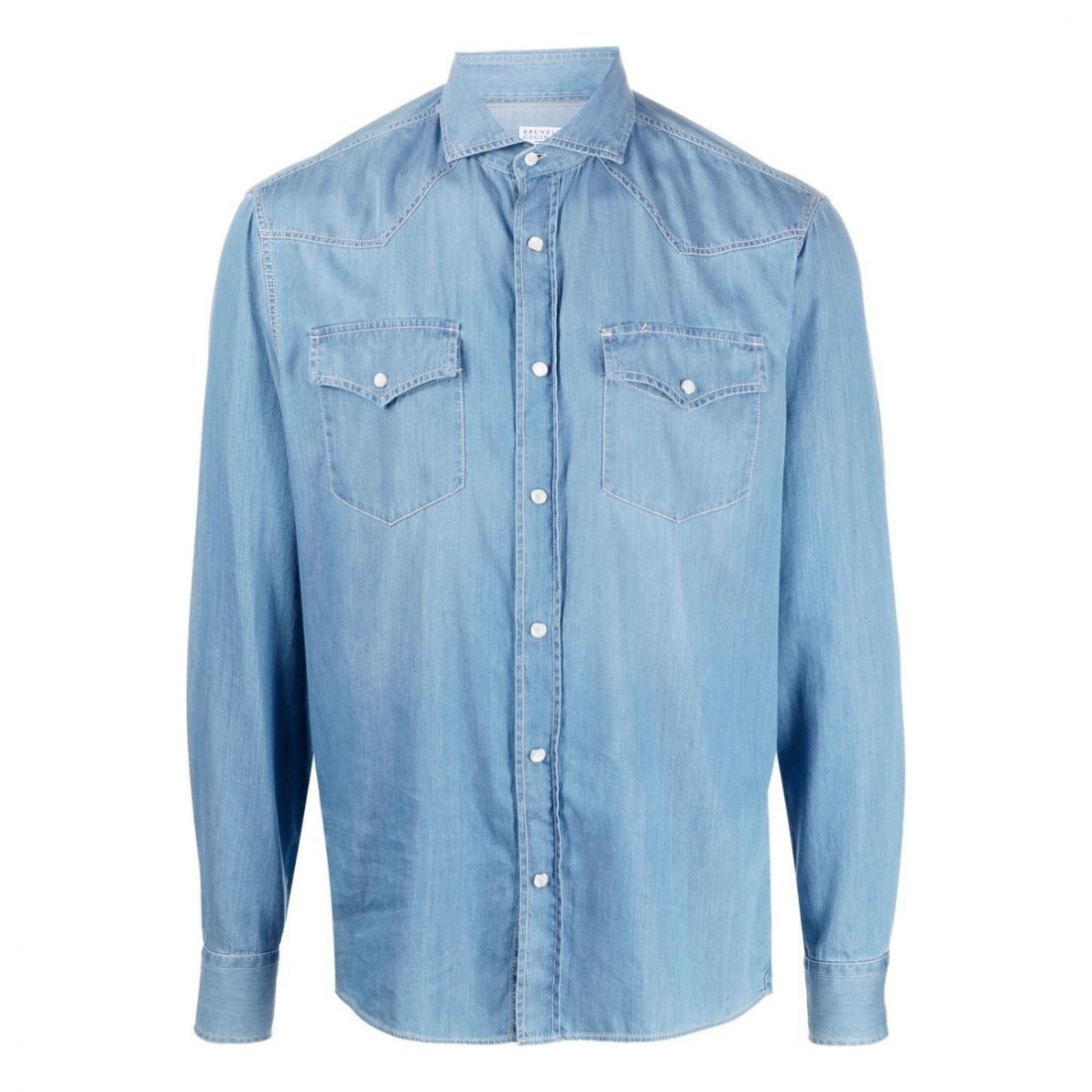 Men's 'Denim Press-Stud Fastening' Shirt