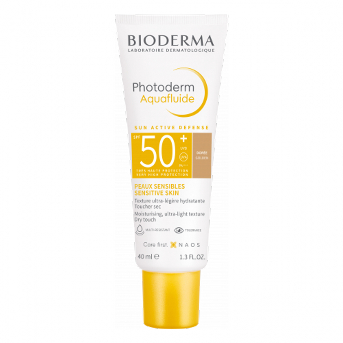 'Photoderm Aquafluide Dorée SPF 50+' - 40 ml