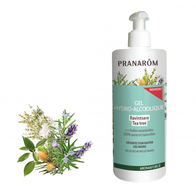 'Alcoolique+ Ravintsara/Tea-Tree' Hand Gel Sanitiser - 500 ml