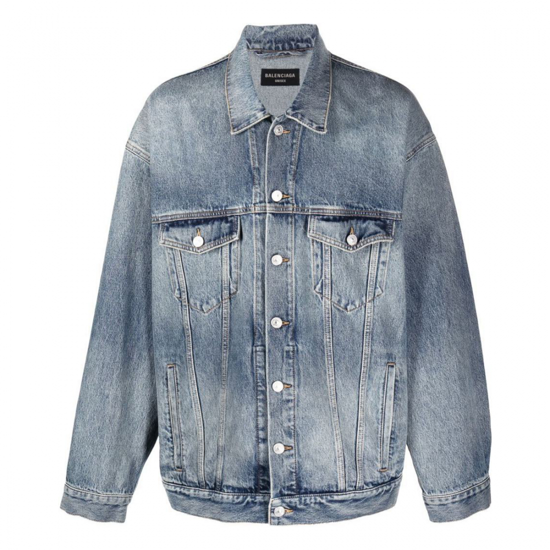 Veste en jeans 'Logo' pour Hommes