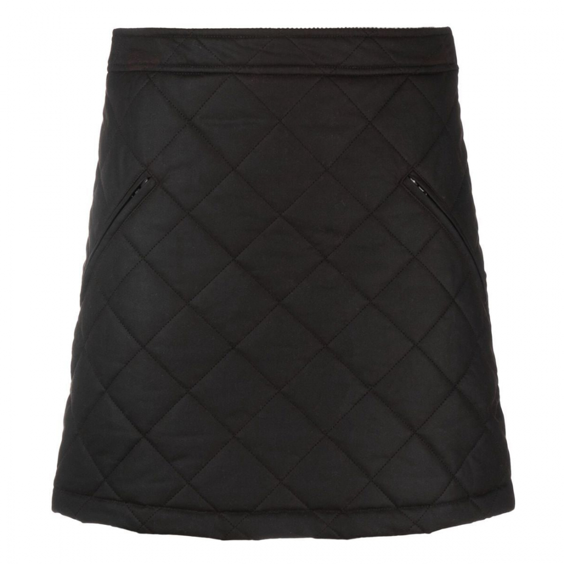 'Quilted' Hoher Taille Rock für Damen