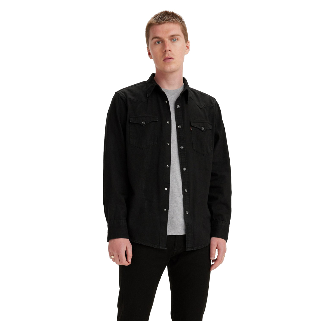 Chemise en Jean 'Barstow Western' pour Hommes