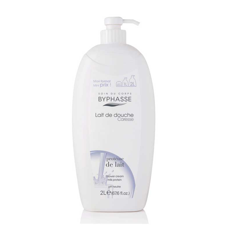 Gel Douche 'Caresse Milk Protein' - 2 L