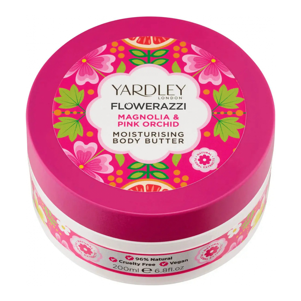 'Flowerazzi Magnolia & Pink Orchid' Körperbutter - 200 ml