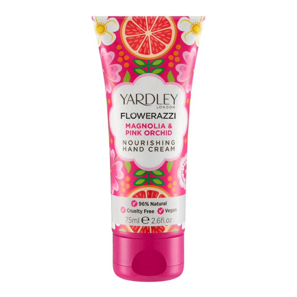 'Flowerazzi Magnolia & Pink Orchid' Handcreme - 75 ml