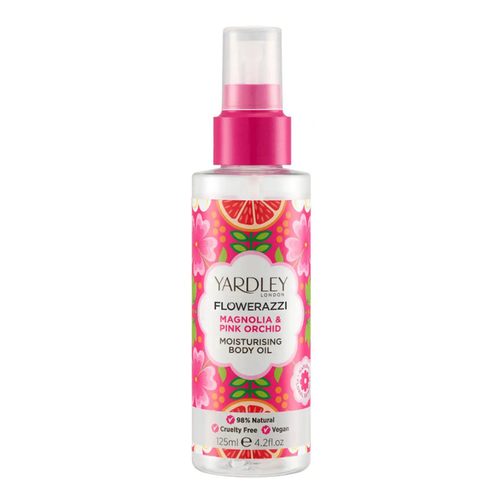 'Flowerazzi Magnolia & Pink Orchid' Body Oil - 125 ml