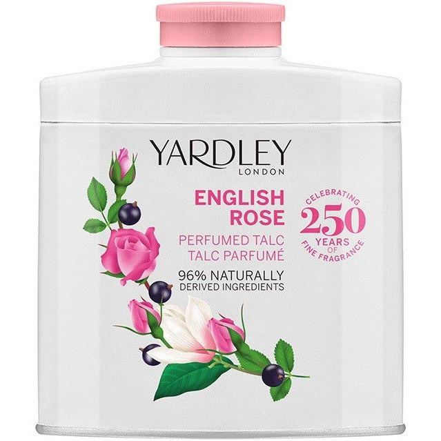 'English Rose' Parfümiertes Talkum - 50 g