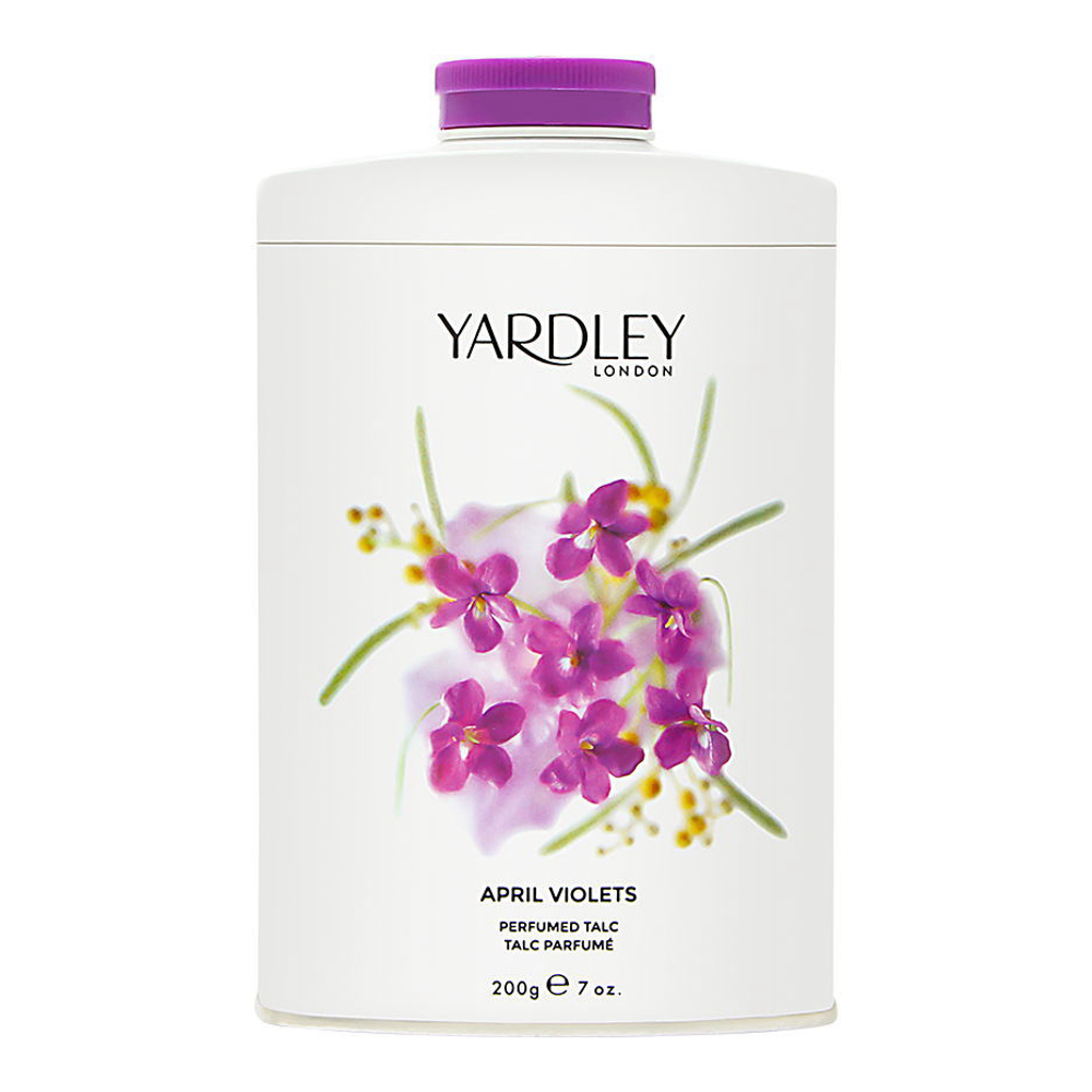 Talc parfumé 'April Violets' - 200 g