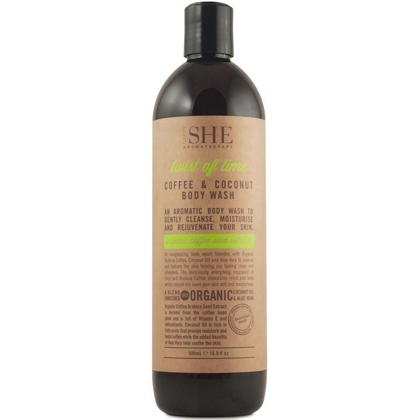 'Coffee & Coconut Twist Of Lime' Body Wash - 500 ml