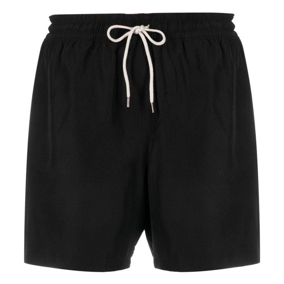 Short de bain 'Drawstring Waist Logo-Patch' pour Hommes