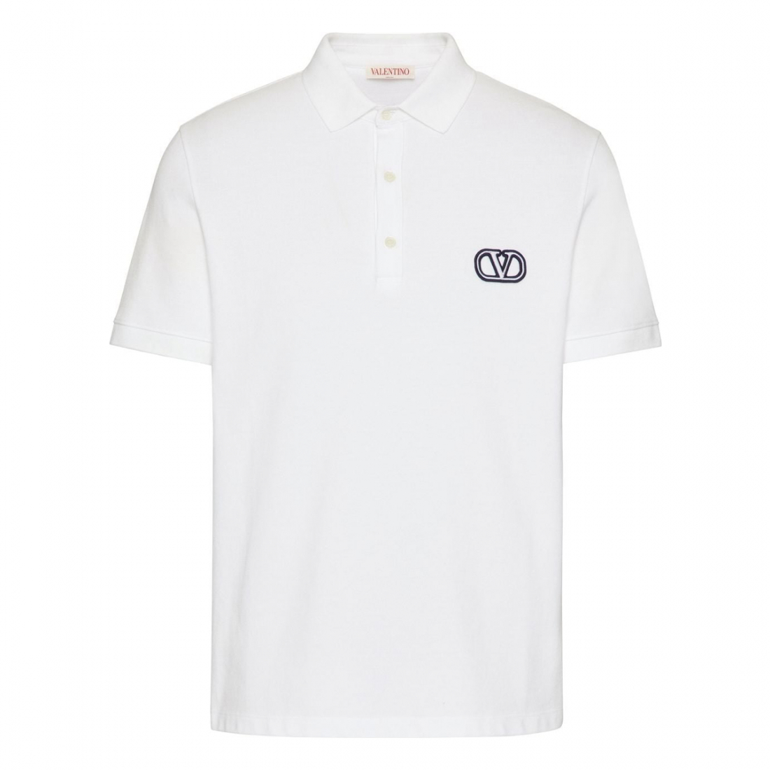 Men's 'VLogo Signature-Patch' Polo Shirt