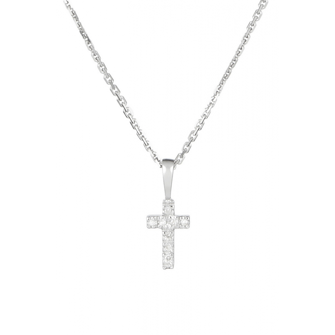 Women's 'Mini Croix' Pendant with chain