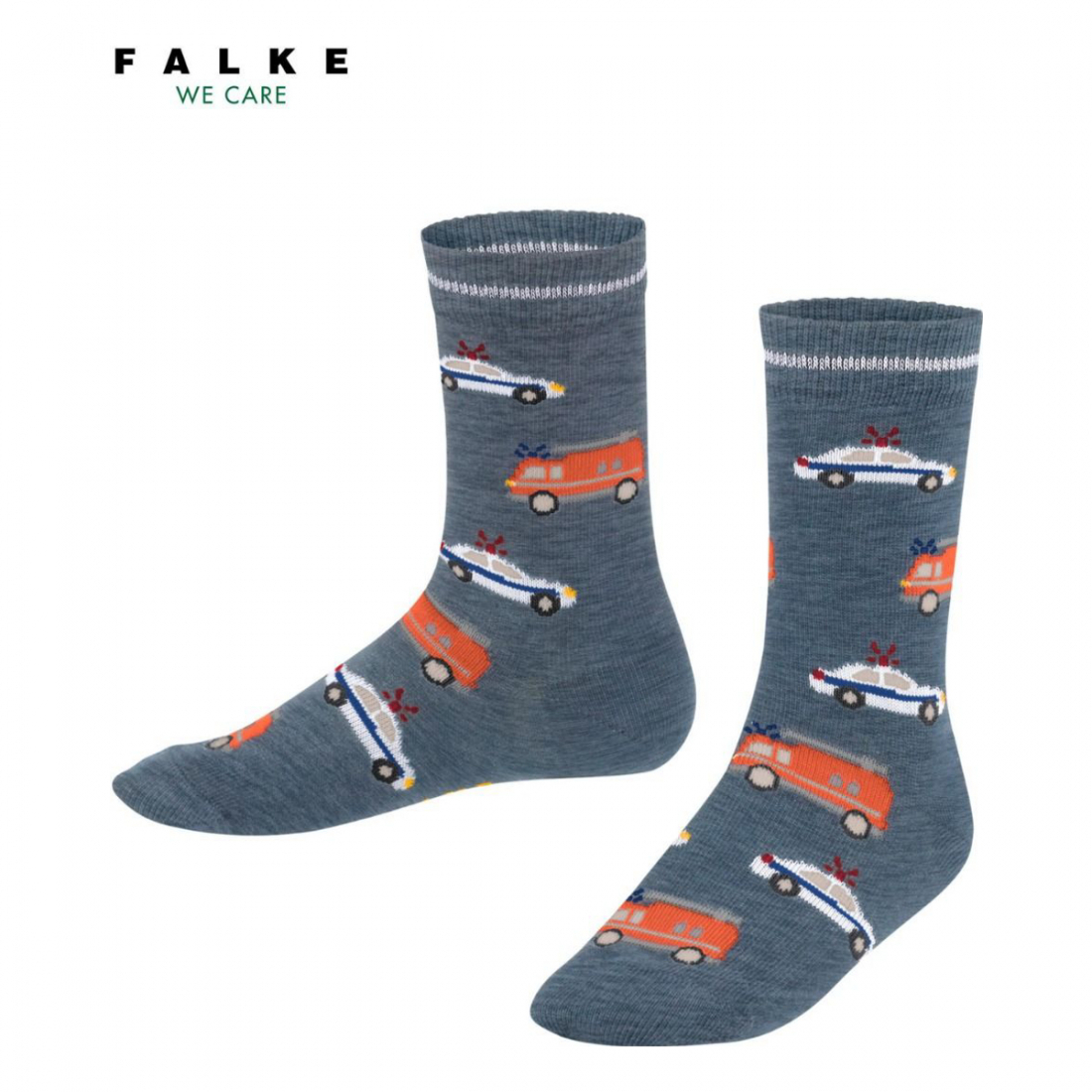 Chausettes 'Falke Police And Fire Cars' pour Enfants