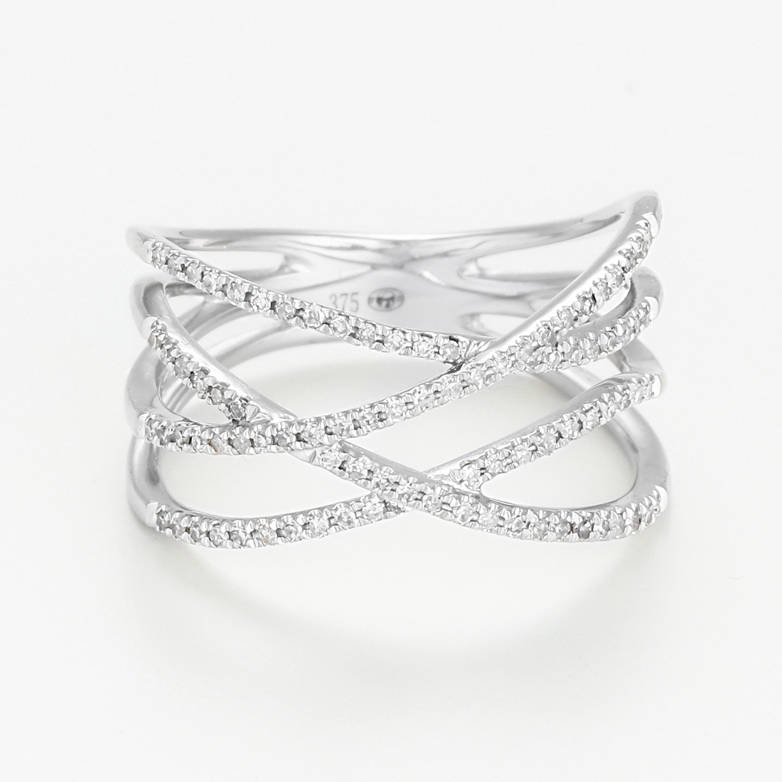 Women's 'Entrelacs Lumineux' Ring