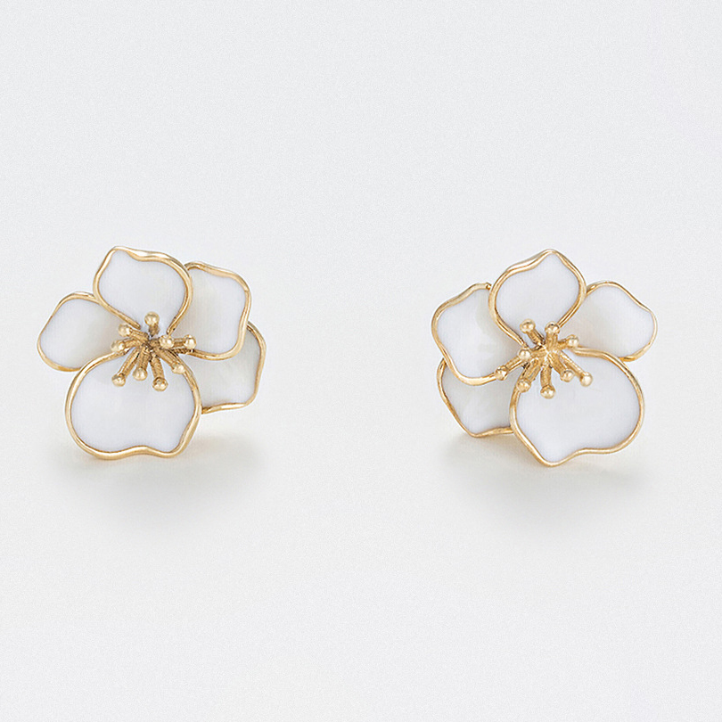 Boucles d'oreilles 'Orchidée' pour Femmes