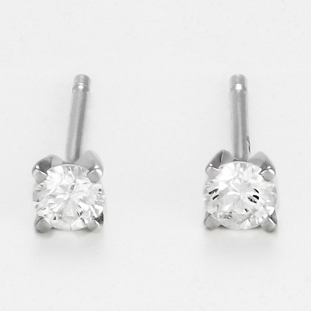 Boucles d'oreilles 'Single Diamond' pour Femmes