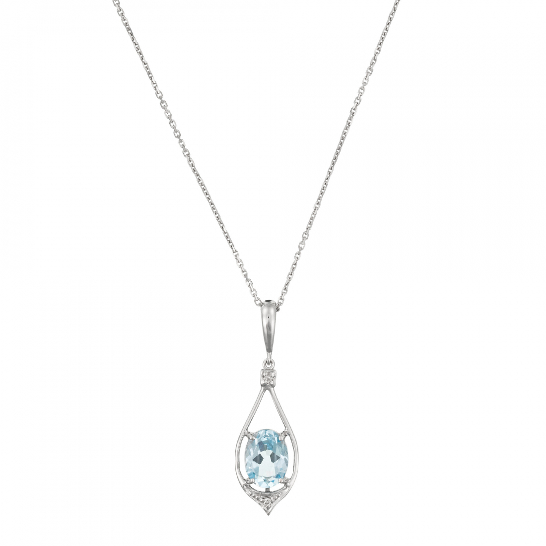 Women's 'Brillant Topaze' Pendant with chain