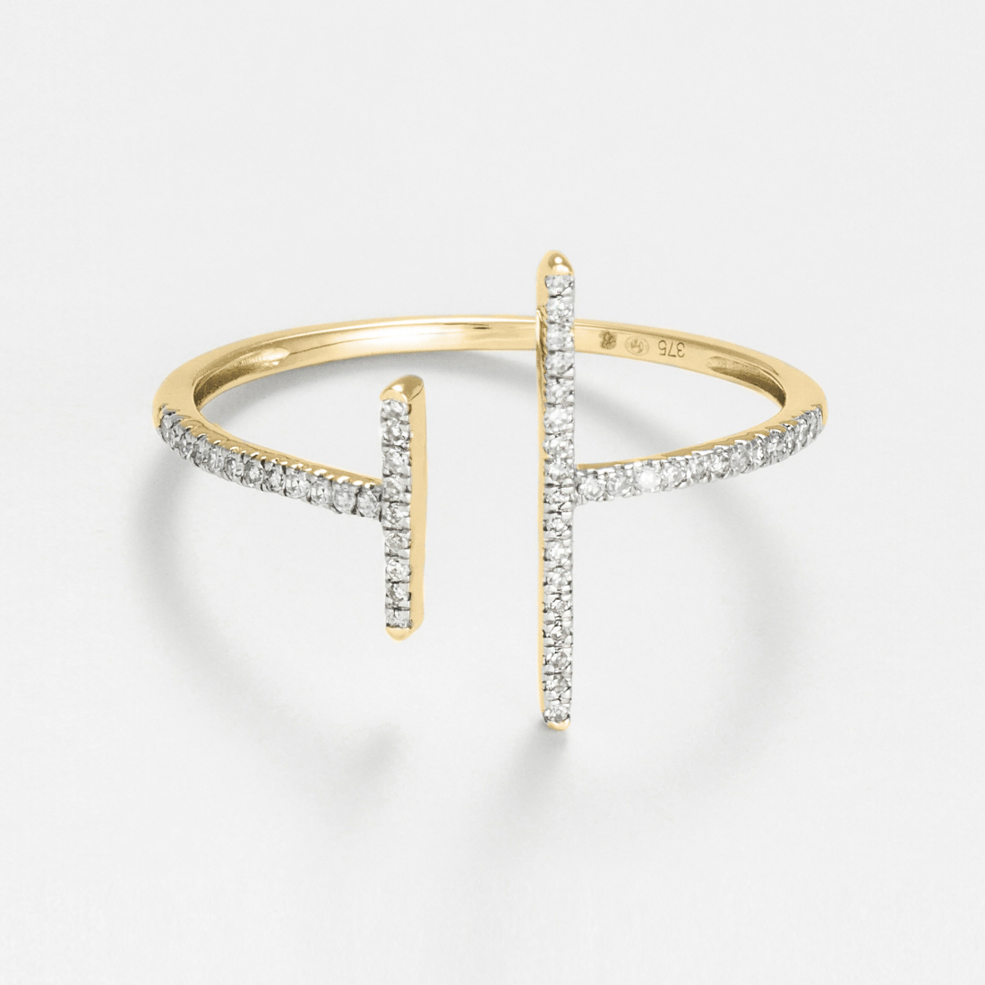 'Parallèle Asymétrique' Ring für Damen