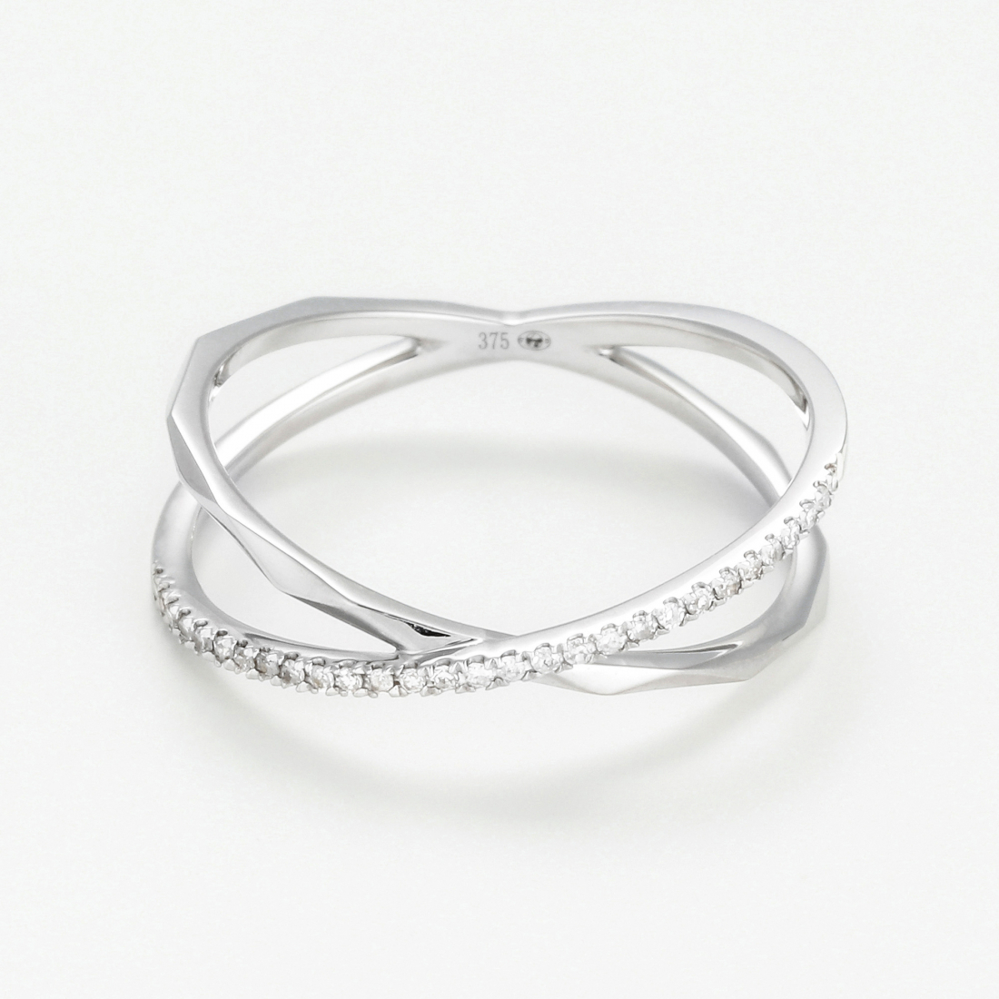 Women's 'Croisé Géométrique' Ring