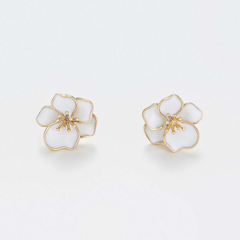 Boucles d'oreilles 'Orchidée' pour Femmes