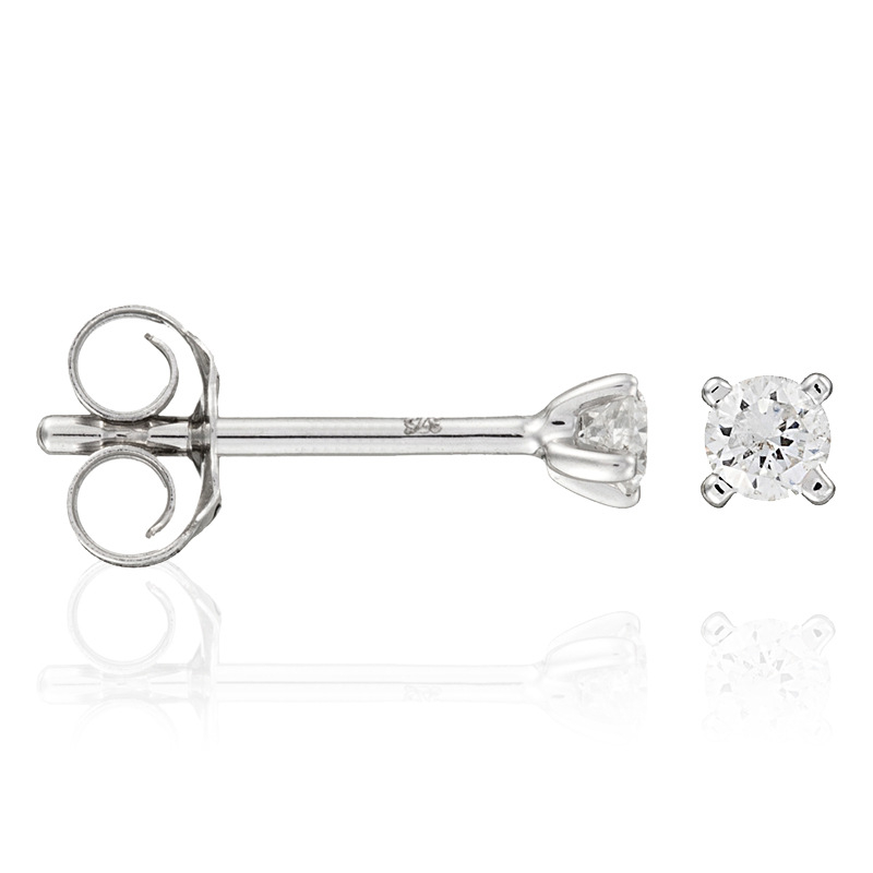 'Single Diamond' Ohrringe für Damen
