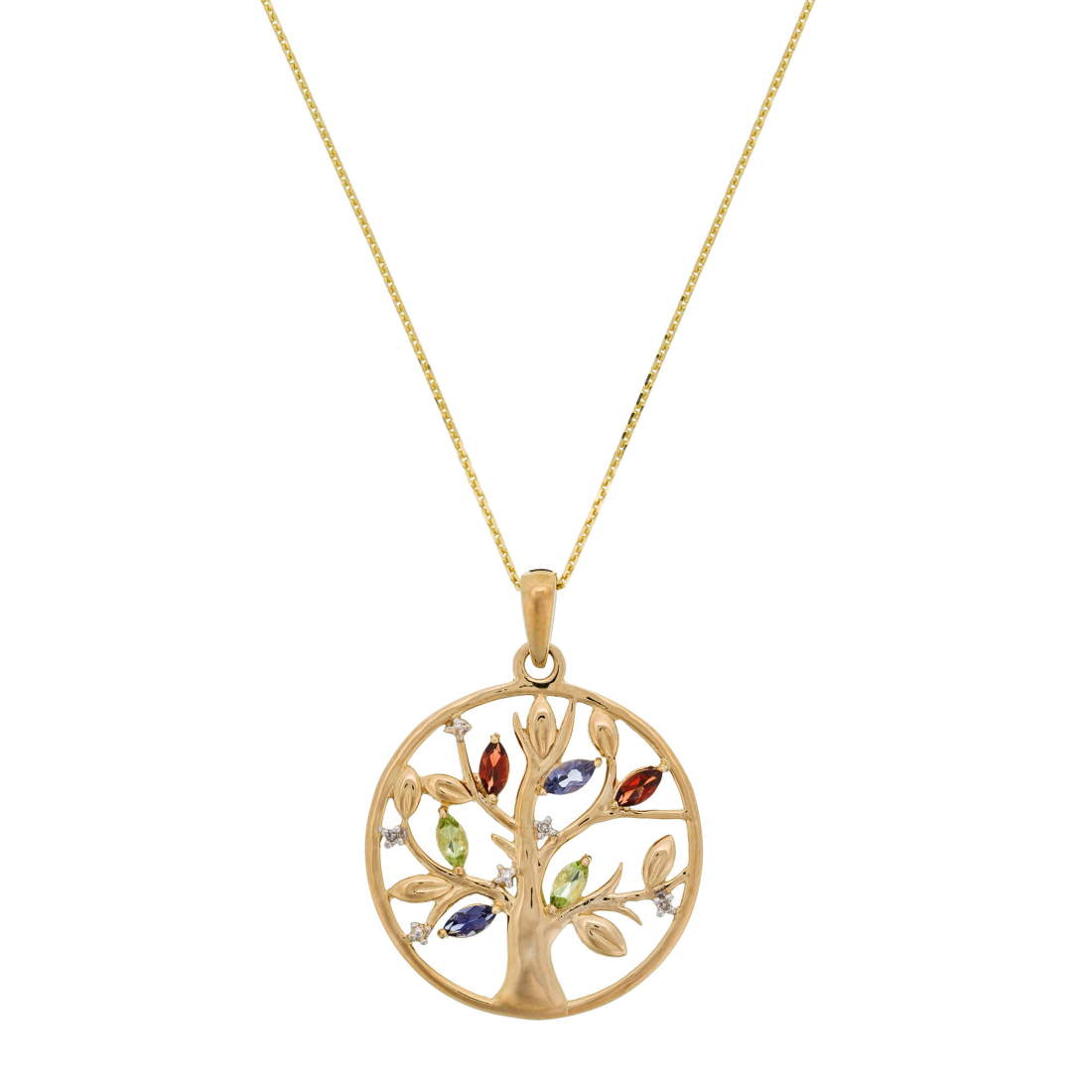 Pendentif sur chaine 'Arbre De Vie' pour Femmes