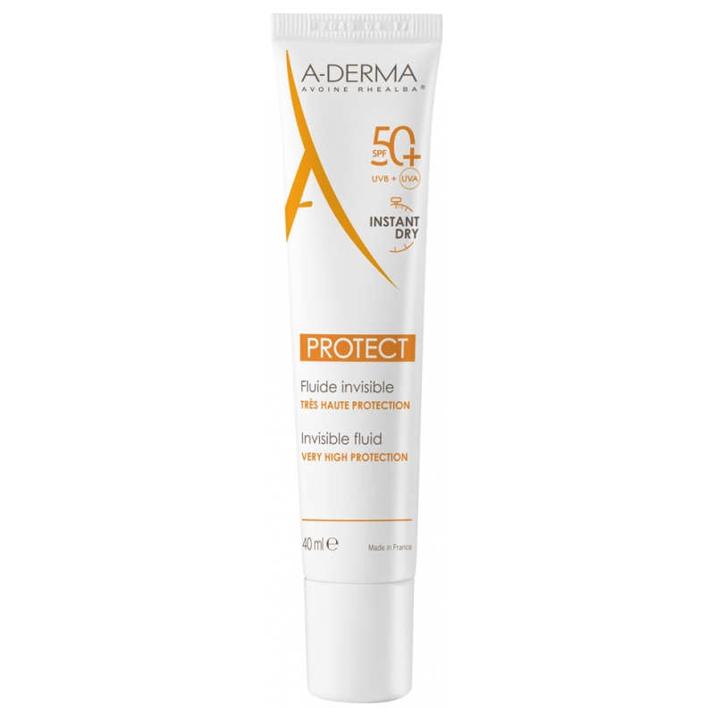 Fluide solaire 'Protect Invisible Very High Protection SPF50+' - 40 ml