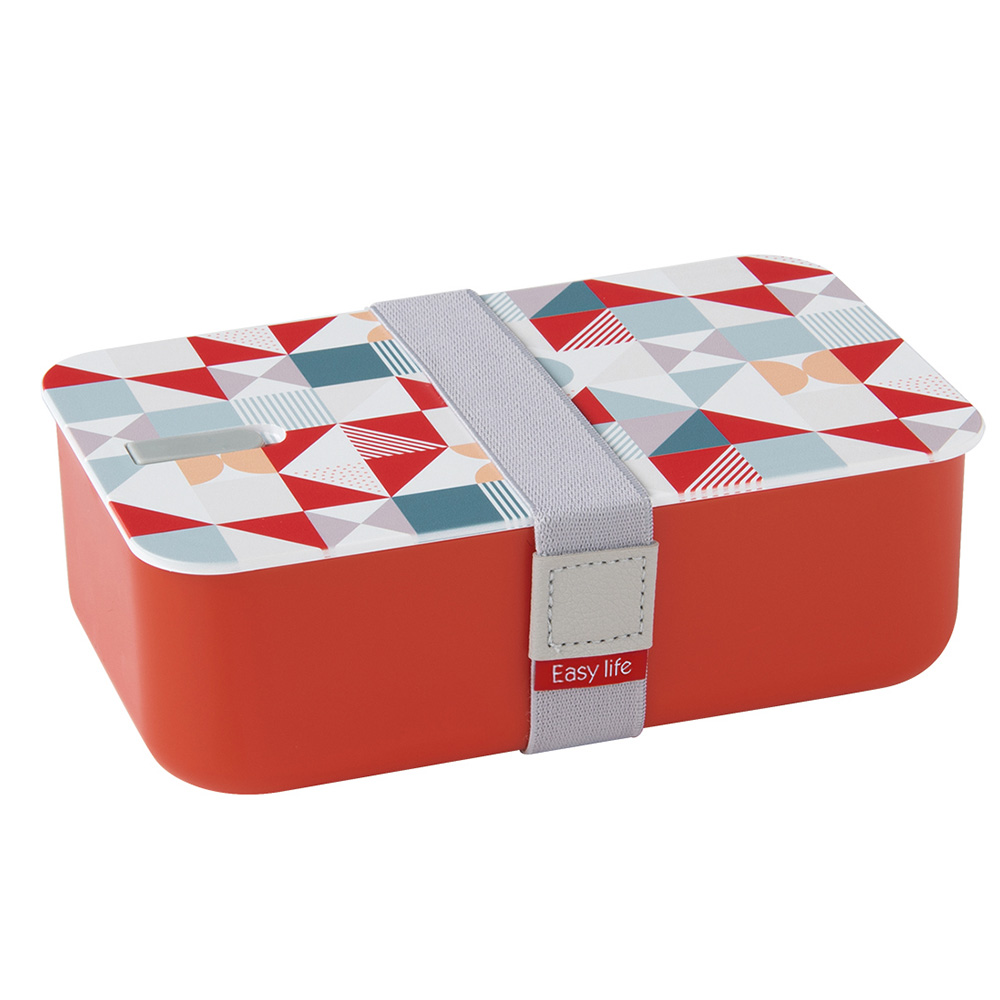 1 Layer Pp Lunchbox In Colour Box Geometric 3