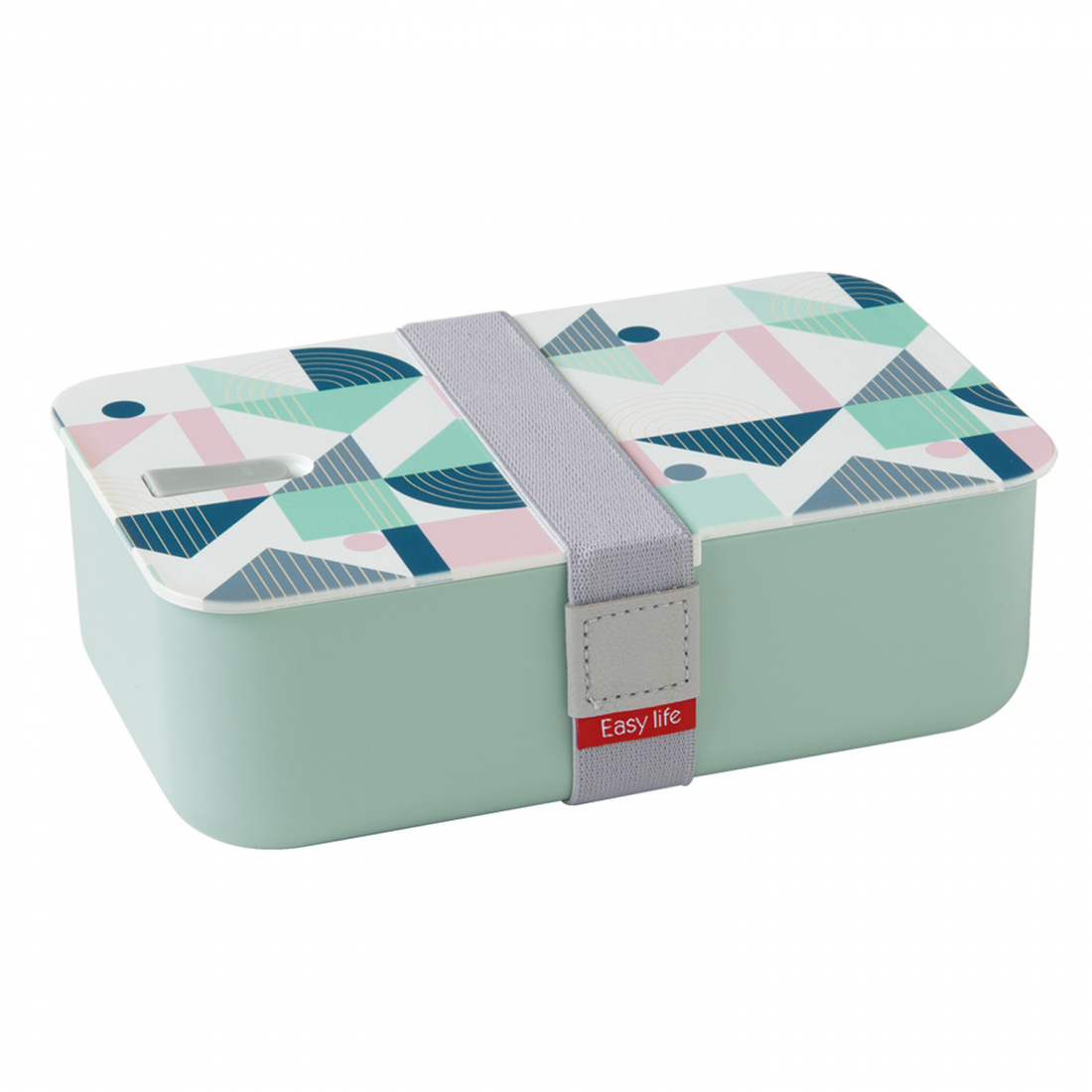 1 Layer Pp Lunchbox In Colour Box Geometric 4