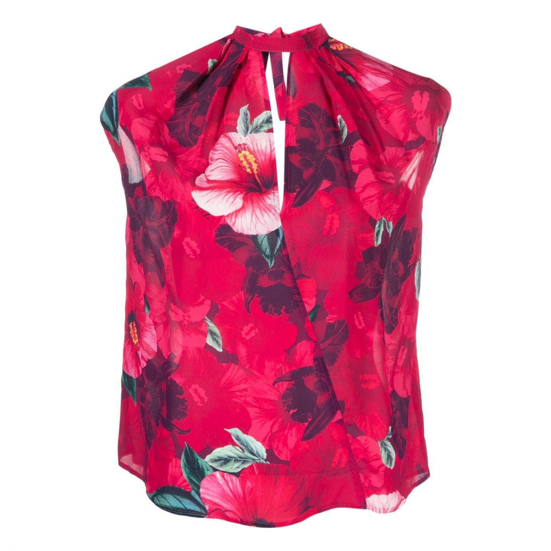 Blouse sans manches 'Hibiscus' pour Femmes