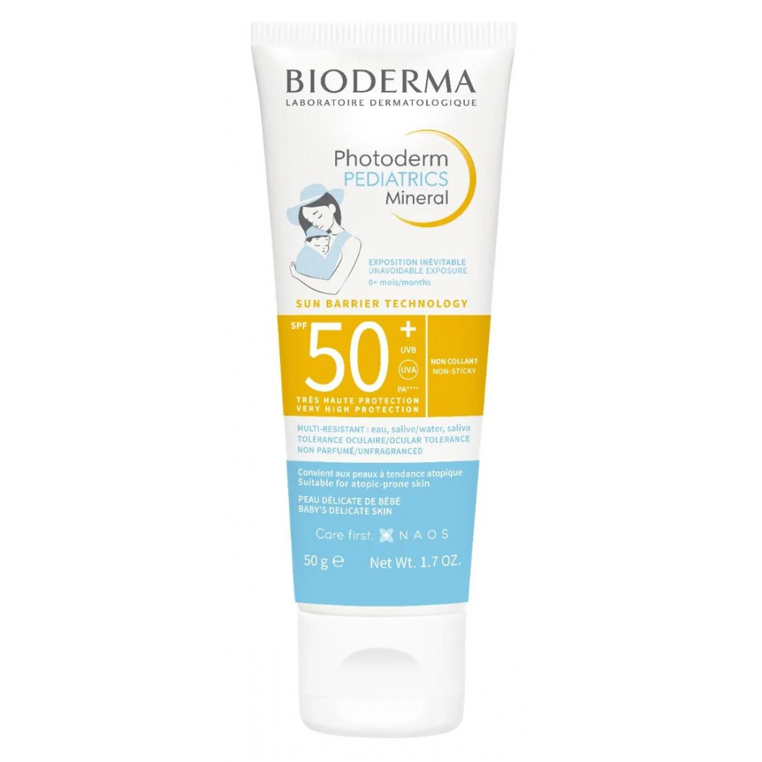 'Photoderm Pediatrics Mineral SPF50+' Sunscreen Fluid - 50 g