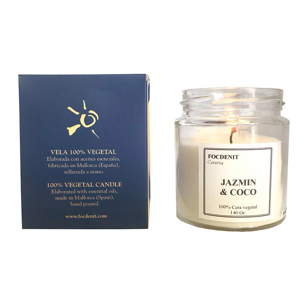 '100% Vegetal' Scented Candle - Coconut & Jasmine