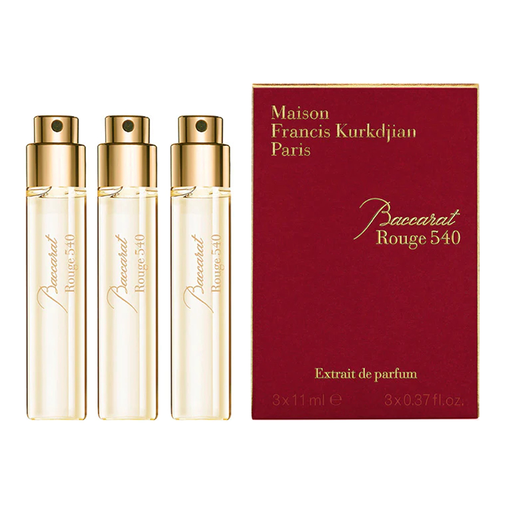 Eau de parfum 'Baccarat Rouge 540' - 11 ml, 3 Pièces