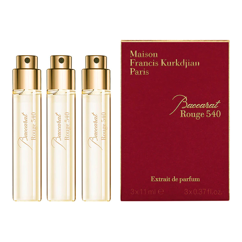 'Baccarat Rouge 540' Eau de parfum - 11 ml, 3 Stücke