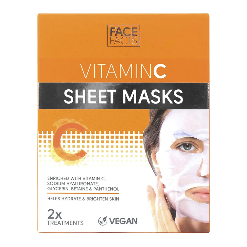 'Vitamin C' Sheet Mask - 20 ml, 2 Pieces