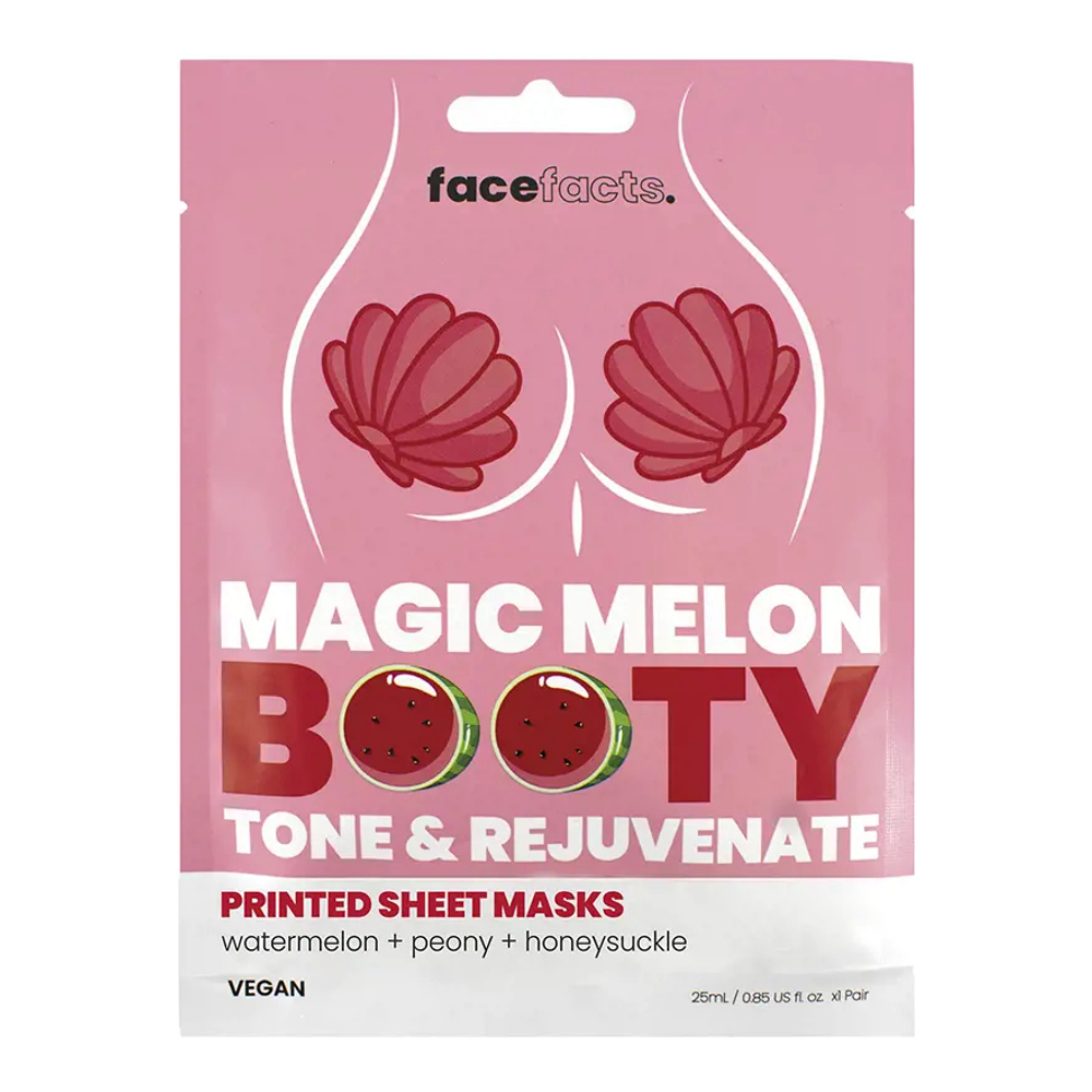 'Magic Melon Booty Tone & Rejuvenate' Sheet Mask - 25 ml