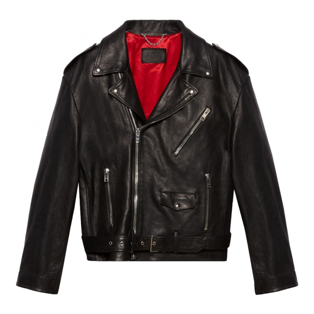 Women's 'Oversize' Biker Jacket