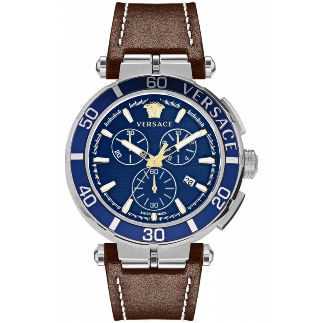 Men's 'Greca Chrono' Watch