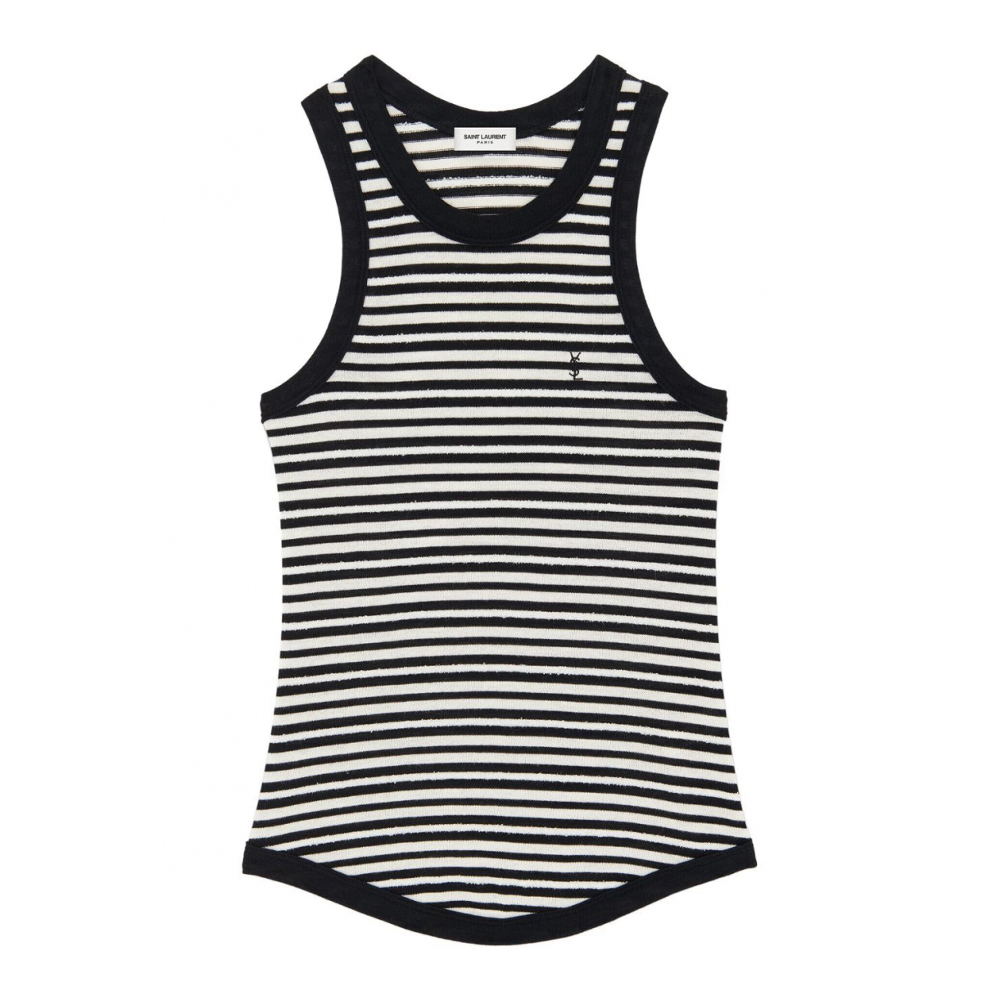 Débardeur 'Logo-Embroidered Striped' pour Femmes