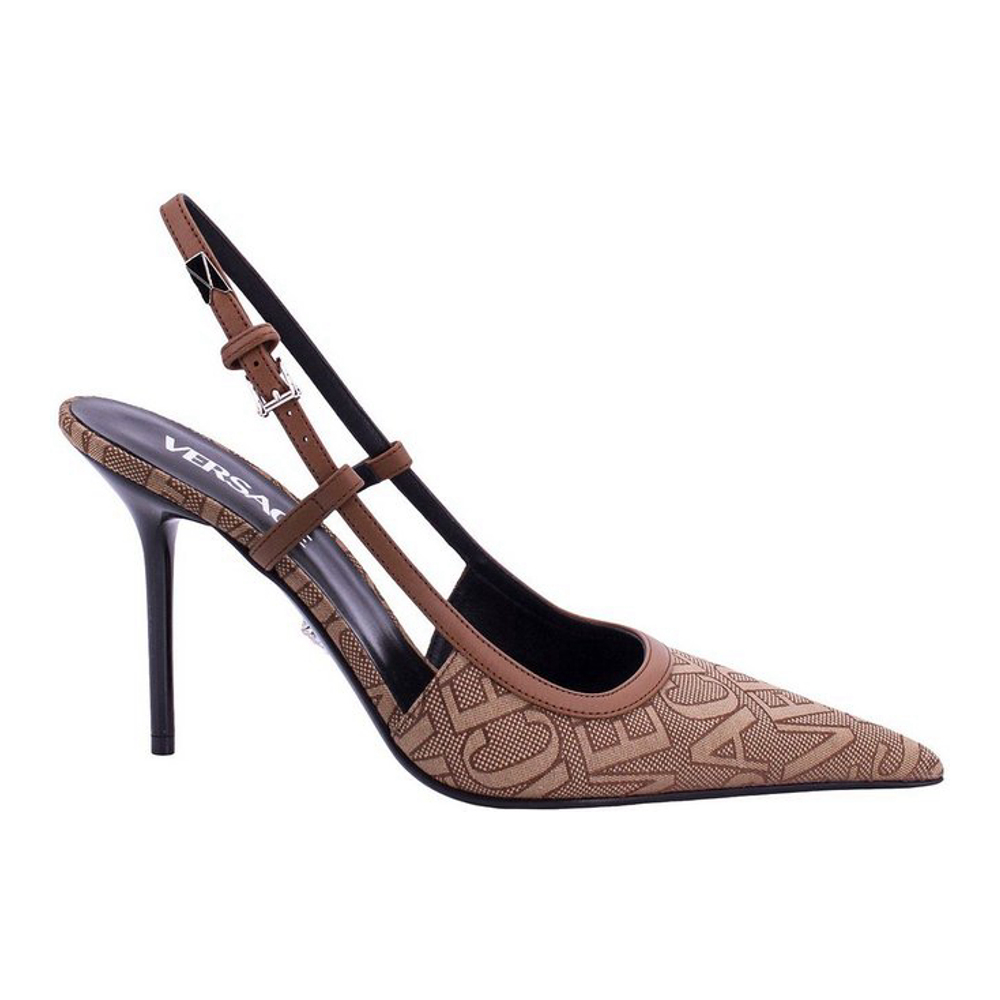 Women's 'Allover Logo' Slingback Pumps