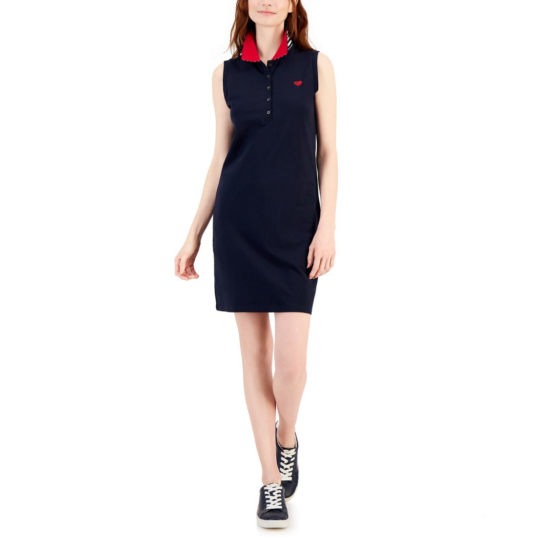 'Piqué' Polo-Kleid für Damen