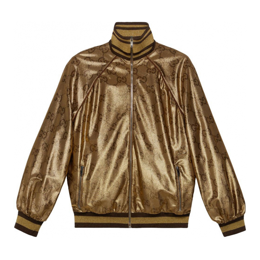 Women's 'Maxi GG Metallic' Bomber Jacket